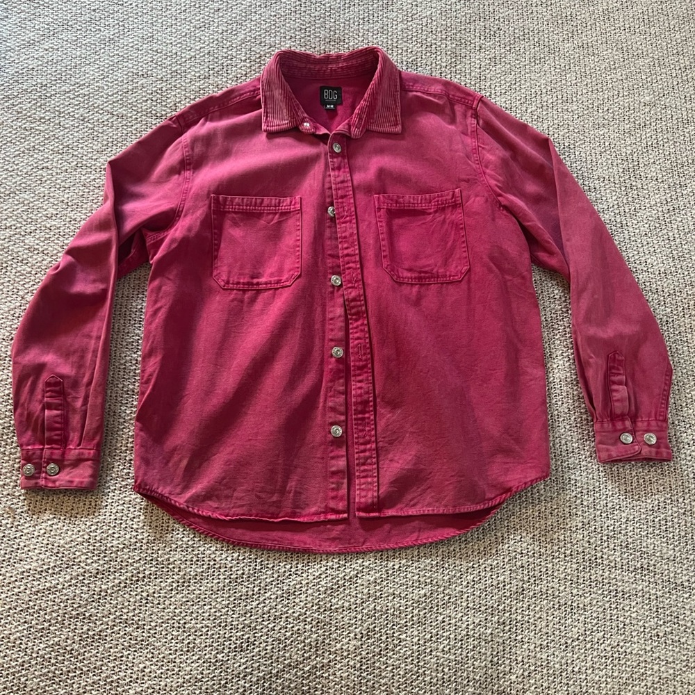 Urban Outfitters hot pink men’s buttons down